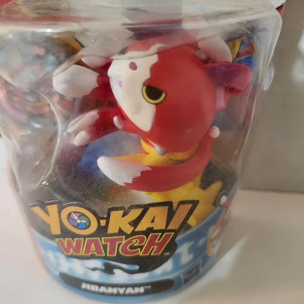 Yo Kai Watch Jibanyan Figure Medal Hasbro Nintendo Anime Collectible